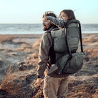 Thule Sapling Child Carrier Backpack - Machine Washable Seat - Self-Standing Frame - Adjustable padded straps for parents - Ergonomic seat with under-leg support for child - UPF 50 Sunshade