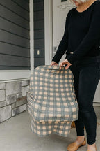 Copper Pearl Multi-Use Cover: Car Seat Covers, Nursing Cover, and Stroller Cover for Sun - Stretchy Fabric, All-Season Use, Stylish Designs, Easy Access for Moms - Billy