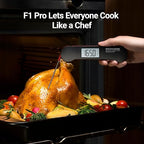 ThermoMaven Professional Meat Thermometer Digital, 0.6 Sec Instant Read, ±0.5℉ NIST Certified Accuracy, 100% Waterproof, Bright Backlit, Temperature Indicator for Grill, BBQ, Smoker