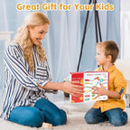 KIDWILL Kids Tool Set with Electric Drill & DIY Stickers, Toddler Tool Set for Kids Ages 3-5 Year Old Boys Girls, Pretend Play STEM Montessori Educational Construction Toys