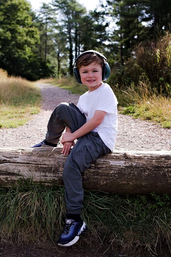 BANZ Kidz Earmuffs 2 Years & Older - Loud Noise Cancelling Kids Headphones & Toddler Ear Muffs, Size Adjustable