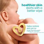 Pampers Baby Wipes Sensitive, Water Based Hypoallergenic and Unscented 504 Total (6 Flip-Top Packs)