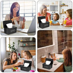 NOVWANG Wipes Dispenser, Large Capacity Baby Wipe Holder(8.3L × 4.9W × 3.9H Inches) Refillable Wipes Container with Sealing Design Baby Wet Wipes Dispenser for Bathroom Home Office Car