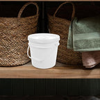 Ciieeo Large Capacity Wet Tissue Holder, Portable Car Wipes Dispenser,flushable Wipes Container with Lid, Refillable Bucket for Baby, Bathroom, Travel, White