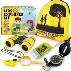 ESSENSON Kids Explorer Kit - Adventure Kit for Kids, Outdoor Explorer Kit with Binoculars, Summer Outdoor Toys for Kids Ages 4-8