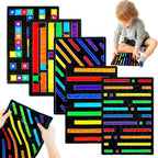 5 Pcs Marble Maze Mat Fidget Toys Anxiety Calming Toys Autistic Sensory Toys Kids Fidget Toys for Kids with Special Needs Calm Down Corner Supplies