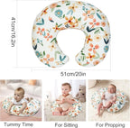 Nursing Pillow Cover,Breastfeeding Pillow Covers for Mom, Easy Clean Cover, ONLY Cover Without Pillow (Animals Cover)