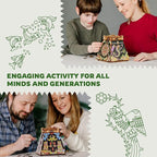 iDventure Cluepuzzle Expansion The Aztec Realms | Wooden Puzzle with 200+ Pieces | Escape Room Game | Gift Box | 4 Designs | Puzzle Size 20x12 cm | Wooden Puzzles for Adults and 10+ | Gift | Hobby