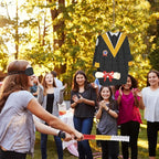 WERNNSAI Graduation Piñata - Graduation Gown Piñata with Blindfold and Bat Graduation Party Game Decorations for College School Elementary Kindergarten Party Games Supplies (12.5" x 16.5" x 3")