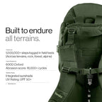 Vandra™ Forest - Scandinavian Hiking Baby Carrier Backpack - Gravity Lock™ Hard-Shell Frame - Nest Child Carrier for Toddler & Kids - Dust Bag, Alu Tag & More Included