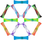 12 Pack Stress Relief and Anxiety Relief Fidget Toys,Marble Mesh (6 Color)