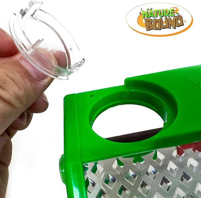 Nature Bound Bug Catcher Toy, Eco-Friendly Bug Vacuum, Catch and Release Indoor/Outdoor Play, Ages 3 to 12, Green, Complete Kit for Kids, Includes Capture Core with Magnification