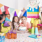 WERNNSAI Ice Cream Piñata - Sweet Summer Birthday Party Decorations Kids Colorful Popsicle Pinata with Blindfold and Bat for Summer Ice Cream Party Supplies Baby Shower Carnival Game