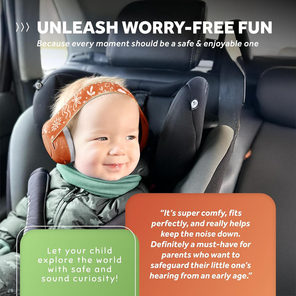 Schallwerk ® Mini+ Baby Ear Muffs – Infant Noise Cancelling Headphones, Toddler Ear Protection, Baby Headphones for Noise