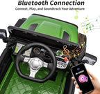 12V Kids Ride on Car Truck, Kids Electric Vehicles Car Ride on Toy w/Remote Control - Army Green