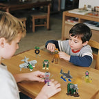 8 Pcs Italian Brainrot Action Building Blocks Set，Tralalero Tralala Collectible Figurines.Viral Desk Decor Gift，for Kids Boys, Girls and Adults