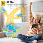 Drones for Kids With Cool Light, Kids Drone with 3D Flip, Altitude-Hold, Self-Rotation, Headless Mode, 3 Speed Modes, One-Click Take-off/Landing, Mini Drone for Beginners, Indoor（Light Blue）