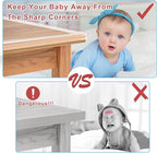 Corner Protectors Baby Proofing,Clear Corner Protector,Soft Edge Protector 16.4ft(5M) Corner Guards Furniture Corner&Edge Safety Bumpers with Upgraded Strong Adhesive for Furniture&Sharp Corners