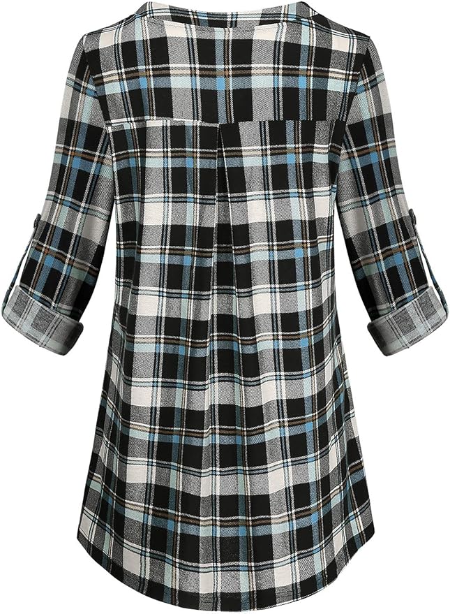 Joymom Maternity Rolled Long Sleeve Nursing Tops Tunic Blouses Breastfeeding