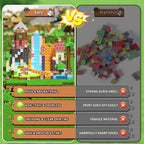 Magnetic Blocks, Magnetic Building Blocks, 3D Construction Build Toys, STEM Sensory Magnet Cubes (Multicolor-300PCS)