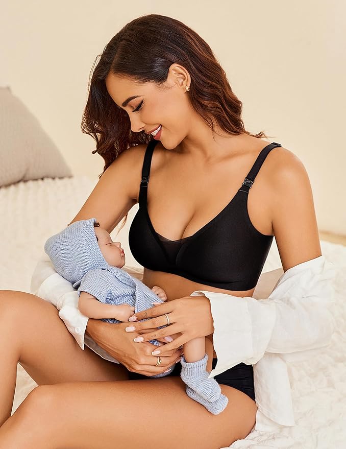 Avidlove Nursing Bras for Breastfeeding Seamless Ultra Comfort Pregnancy Maternity Wireless Bralette