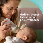 NUK Perfect Match Slow Flow 2-in-1 Natural and Anti-Colic Bottle, 5oz., 4 Pack, BPA Free