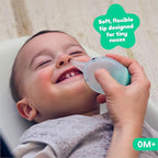 Booger Buddy Nasal Aspirator Bulb, Narwhal - with LED Light for Babies & Toddlers – BPA-Free Snot Remover for Infant Stuffy Nose and Congestion Relief – Easy to Clean Design