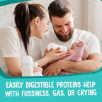 Earth's Best Organic Baby Formula, Gentle Infant Formula for 0-12 Months, Milk-Based Powder with Iron, Omega-3 DHA & Omega-6 ARA, 21 Ounce Container