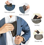 Genuine Leather Passport Holder Handmade Passport cover Lightweight Travel Bifold Passport Wallet dark brown