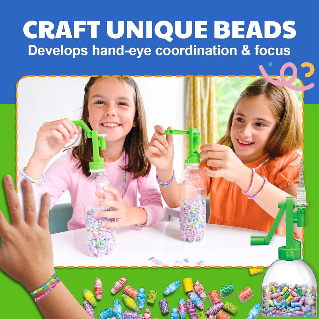 4M - STEAM Green Paper Crafts - Make Recycled Papers, Flower Pressing Art - Eco-Friendly STEAM Craft Paper Kit for Kids Ages 5+ - Learn Sustainability Through Creative Activities