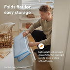 Stokke Flexi Bath Bundle, Sandy Beige - Foldable Baby Bathtub + Newborn Support - Durable & Easy to Store - Convenient to Use at Home or Traveling - Best for Newborns & Babies Up to 48 Months