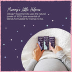 Oilogic Roll-On Essential Oils Set for Pregnant Women - 100% Pure Essential Oil Roller for Pregnancy - Sleep, Comfort, & Wellness Blends Safe for Pregnant Moms, 0.3 Fl Oz (Pack of 3)