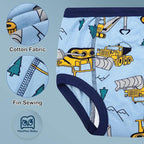 MooMoo Baby Potty Training Underwear 10 Packs Absorbent Toddler Training Pants for Boys and Girls Cotton Pee Pants 2T-9T