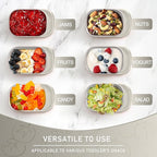 HaWare Stainless Steel Snack Containers for Toddlers and Kids, 8 oz Leak Proof Food Storage Containers with Khaki Silicone Lids, Stackable Small Metal Lunch Box for Daycare and School- 3 Packs