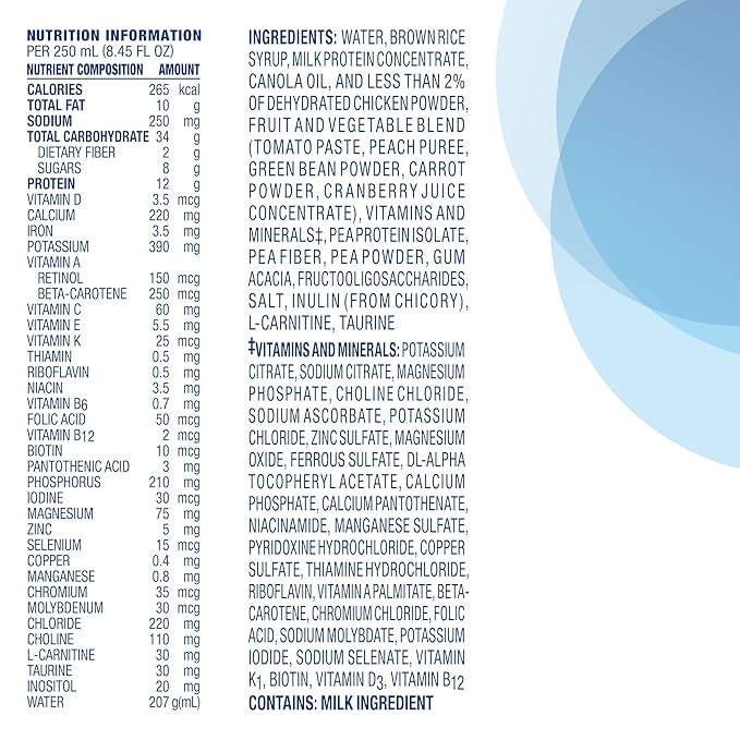 Nestle Compleat Original Tube Feeding Formula Unflavored 8.45 oz Carton 24 Ct