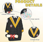 WERNNSAI Graduation Piñata - Graduation Gown Piñata with Blindfold and Bat Graduation Party Game Decorations for College School Elementary Kindergarten Party Games Supplies (12.5" x 16.5" x 3")