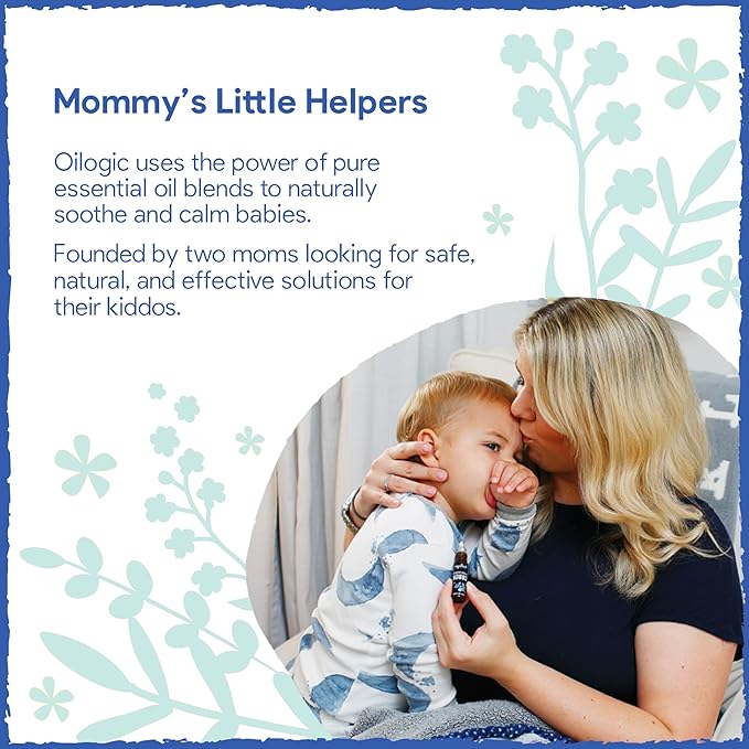 Oilogic Stuffy Nose & Cough Essential Oil Vapor Bath for Babies & Toddlers - Gentle Baby Bath Essentials – Pediatrician-Tested & Safe for Babies, 12.9 Fl Oz