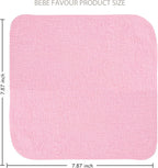 12 Pack Baby Washcloths 100% Cotton - Small Terry Wash Cloths 8" x 8" Soft Face Washcloth for Hand Body Sensitive Skin Thin Absorbent Wipes for Newborns Infant