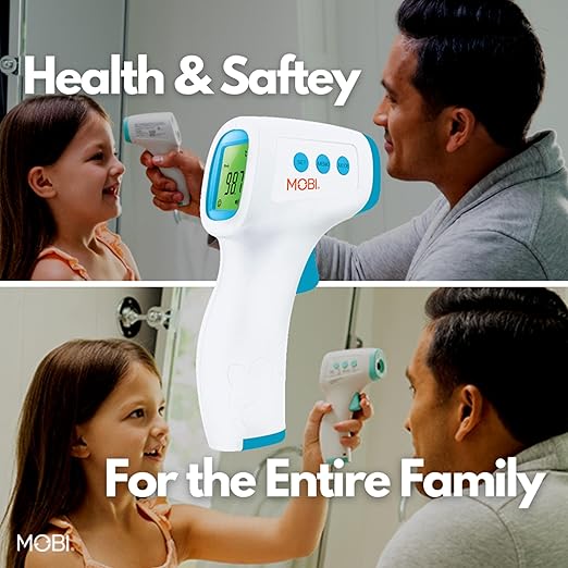 MOBI - Non-Contact Forehead Digital Thermometer with Object Temperature Mode - Touchless Fever Thermometer