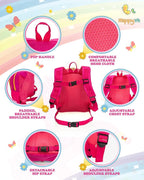 Backpack with Leash for Kids-Anti Lost Walking Toddler Leash-Unicorn design-for 1-4 Years Old Girls
