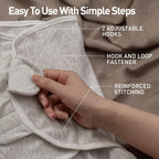 Organic Baby Swaddle Sleep Sacks, 2-Pack Swaddles for Newborns Baby Essentials, Infant 0-3 Months, 100% Cotton Soft & Snug Adjustable Wrap Nursery Swaddling Blankets Improves Sleep