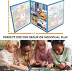 QUOKKA Magnetic Toddler Puzzles Ages 2-4 – 24 Pieces Kids Puzzles Ages 3-5 – Travel Games and Toys for Kids 4-6 Boys and Girls – Learning Transport Car Airplane Road Trip Activities