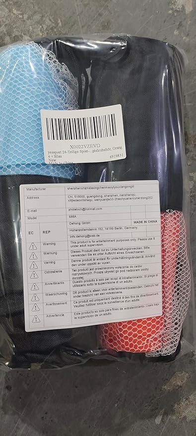 yeesport Sport Stacking Cups, 24pcs Sports Stacking Cups Sport Training Game for Challenge Competition Travel Party Gift for Kids and Adults (Blue & Red)