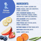 Gerber Purees 2nd Foods Veggie & Fruit Variety Pack, 8 Ounces, Box of 16 (Packaging May Vary)