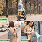 Breastmilk Cooler Bag with Ice Pack, Double Deck Breast Milk Storage for Breastfeeding, Nursing, Daycare, Insulated Lunch Bag with Strap