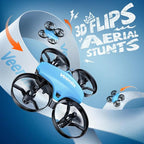 V995 Mini Drones for Kids 8-12 and Beginners,Indoor RC Quadcopter,Small Helicopter Plane with 3D Flips,360° Rotation,Circle Fly,Auto Hover,Headless Mode and 3 Batteries,Gift for Boys and Girls