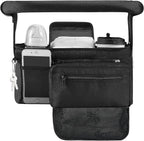 Momcozy Universal Stroller Organizer with Insulated Cup Holder Detachable Phone Bag & Shoulder Strap, Fits for Stroller like Uppababy, Baby Jogger, Britax, BOB, Umbrella and Pet Stroller