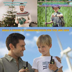 Gifts for Kids Aged 5-12 Boy Toys Kids Walkie Talkies 22 Channel 2 Way Radio 3 Miles Long Range fit Outdoor Adventure Hunt Game Camp Toys for Boys 6 7 8 9 Years Old Gifts for Boys