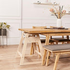 ECR4Kids ASATT High Chair, Toddler Chair, Antique White