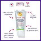California Baby Super Sensitive Diaper Rash Cream | 100% Bio-Based | Zinc Oxide Ointment | Unscented Diaper Cream | Cloth Diapers Safe | 82 g / 2.9 oz